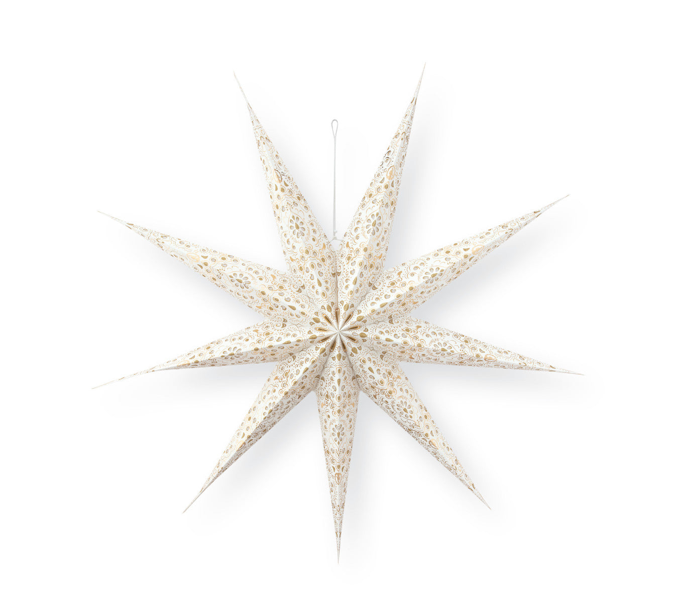 PIP STUDIO Weihnachtsstern Lampion weiß 110cm Freisteller