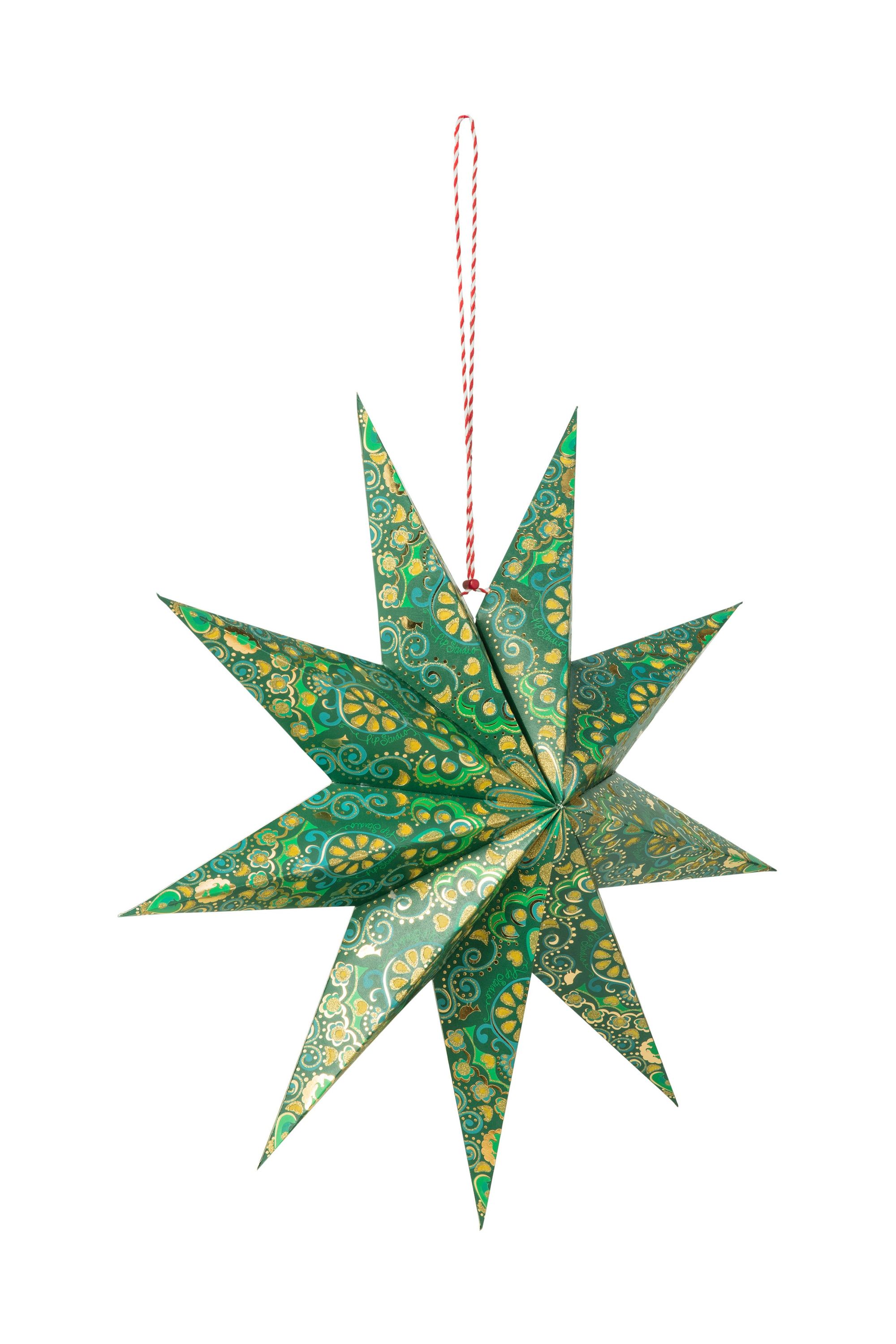 PIP STUDIO Christmas Weihnachtsstern dunkelgrün 60cm - Produktbild 3