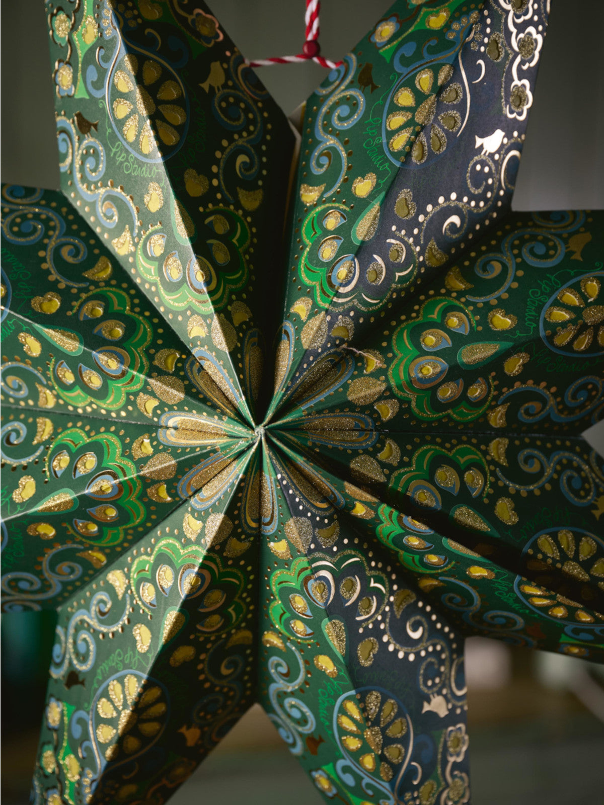 PIP STUDIO Christmas Weihnachtsstern dunkelgrün 110cm Lifestyle 2