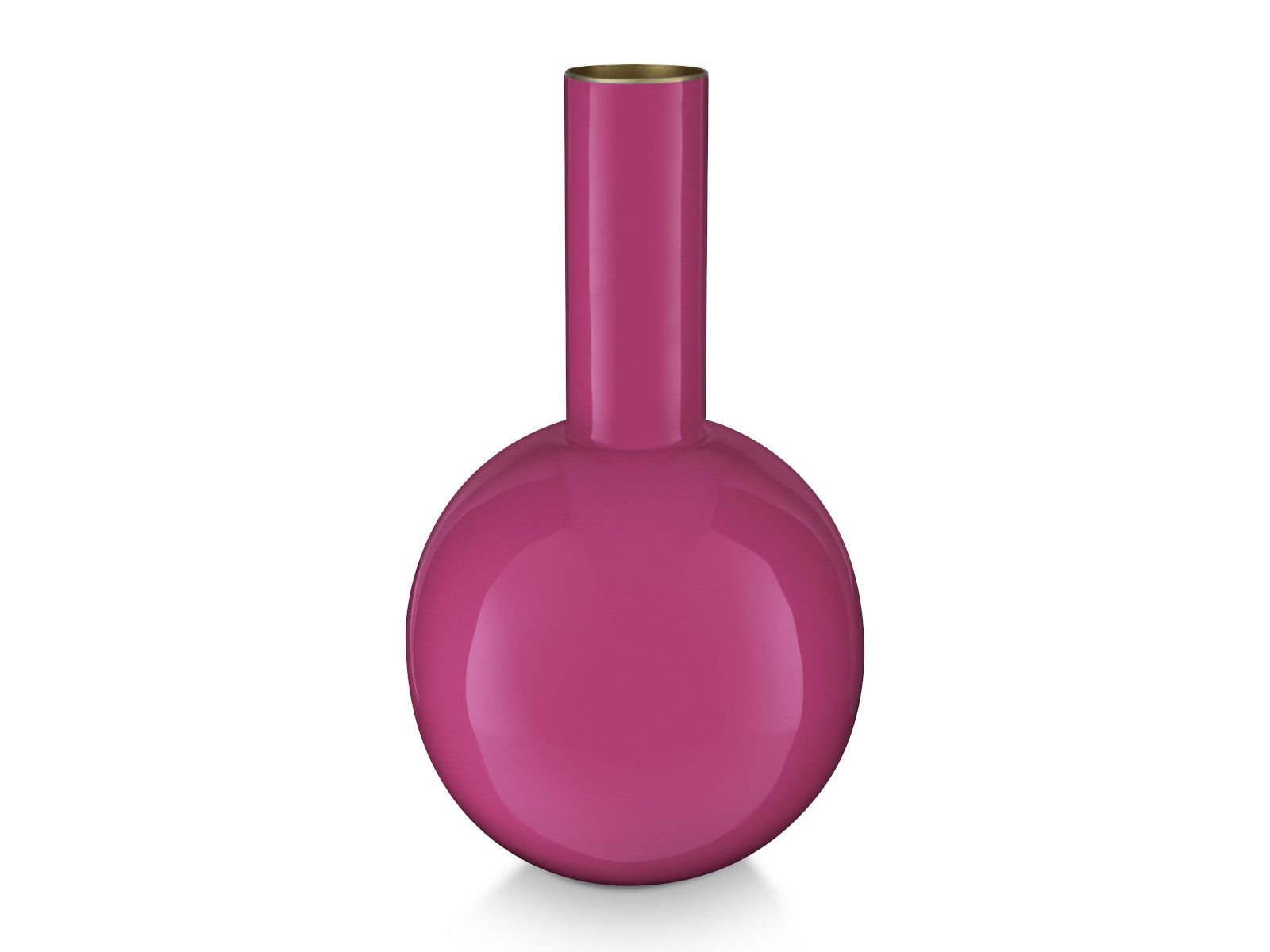 PIP STUDIO Vase Metal Small Bright Pink 15x26cm Freisteller 1