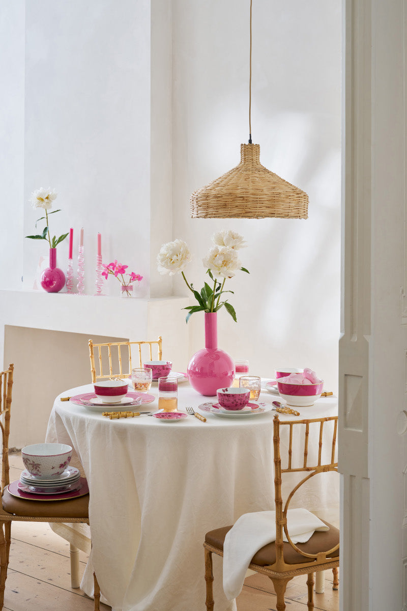 PIP STUDIO Vase Metal Medium Pink 19x33cm Lifestyle 2