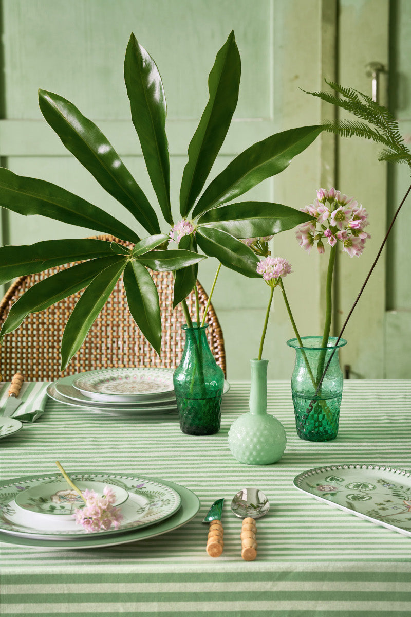 PIP STUDIO Vases Glass Blue-Green Set3 Lifestyle 1