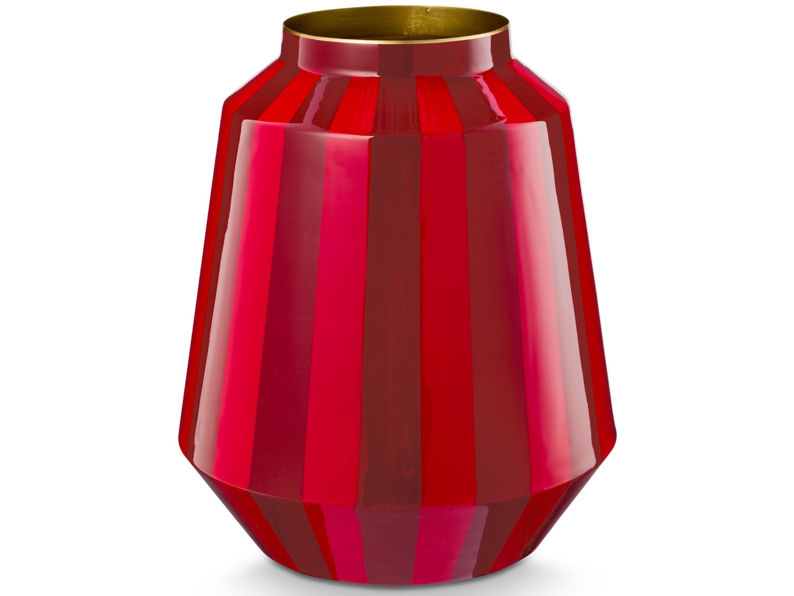 PIP STUDIO Love Birds Metall Vase dunkelrot 29cm – Tischideen & Ambiente