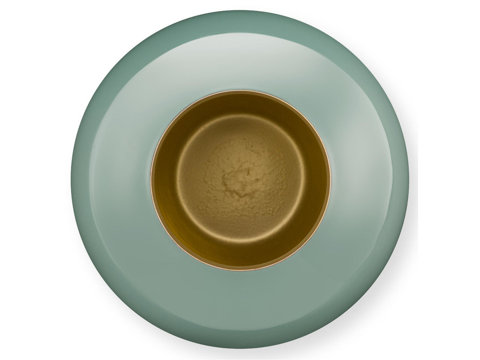 PIP STUDIO Vase Metall Mid Green 17cm - Produktbild 2