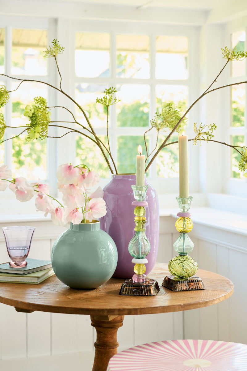 PIP STUDIO Vase Metall Mid Green 17cm - Produktbild 3