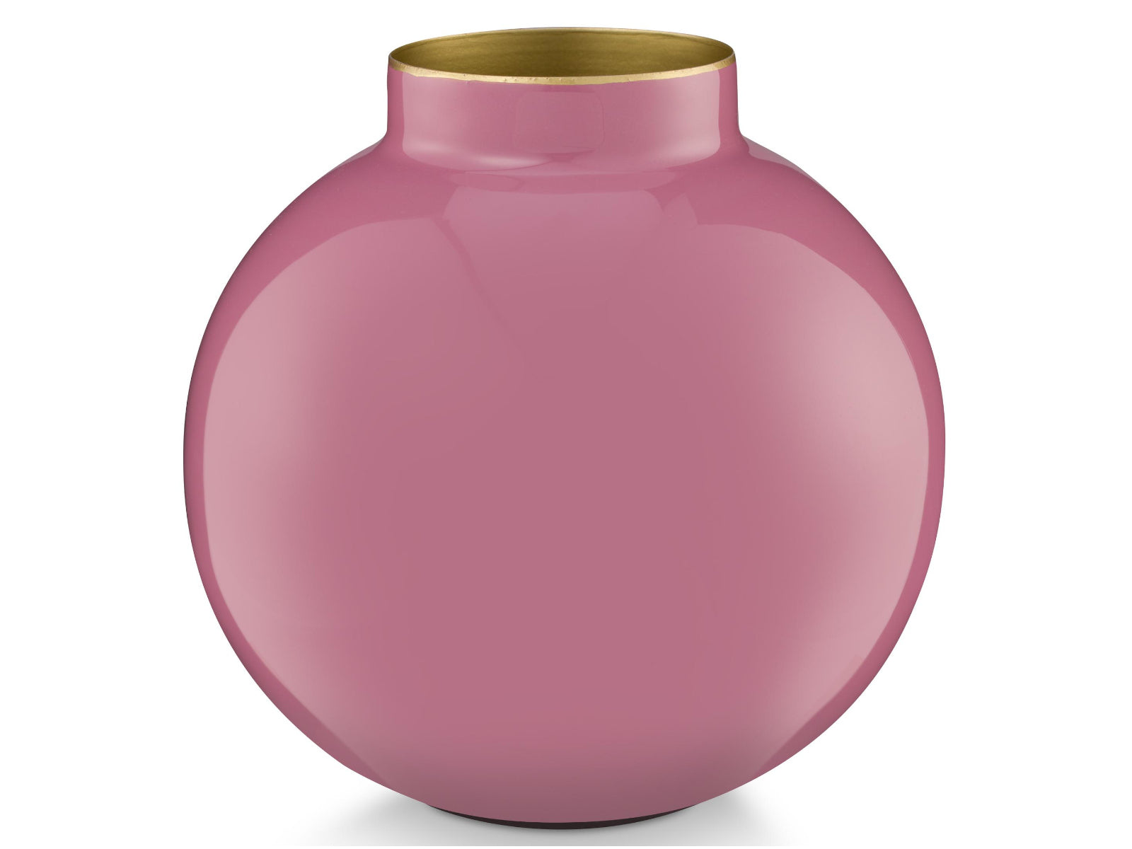 PIP STUDIO Vase Metall Pink 17cm Freisteller1