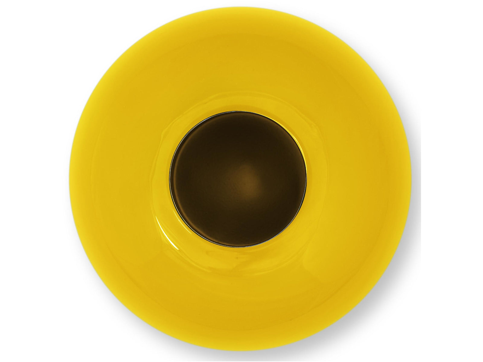 PIP STUDIO Vase Metall Yellow 23cm Freisteller2