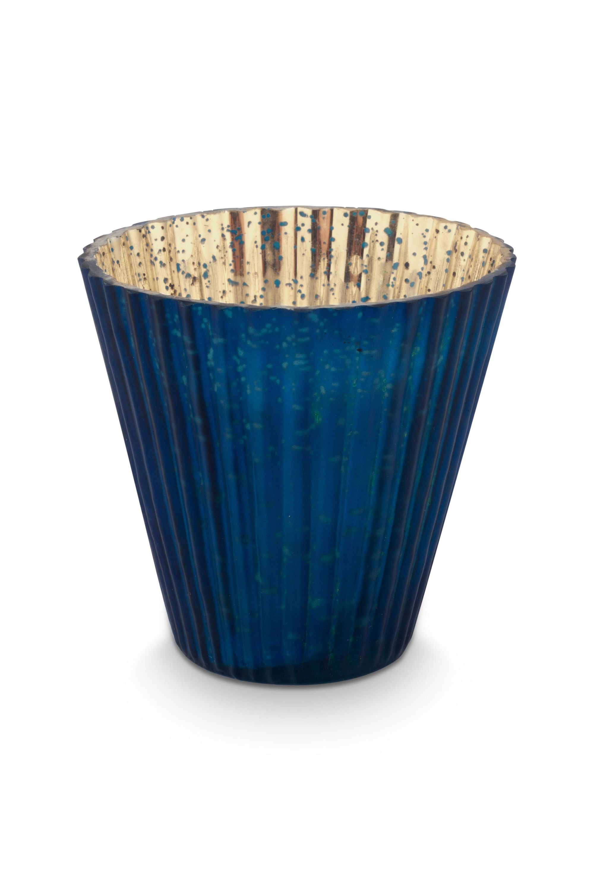 PIP STUDIO Love Birds Teelichthalter Glas blau 3er Set Freisteller 5