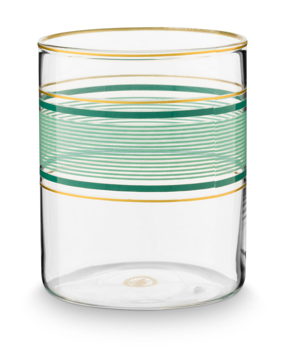 PIP STUDIO Chique Wasserglas grün 0,25l  Freisteller
