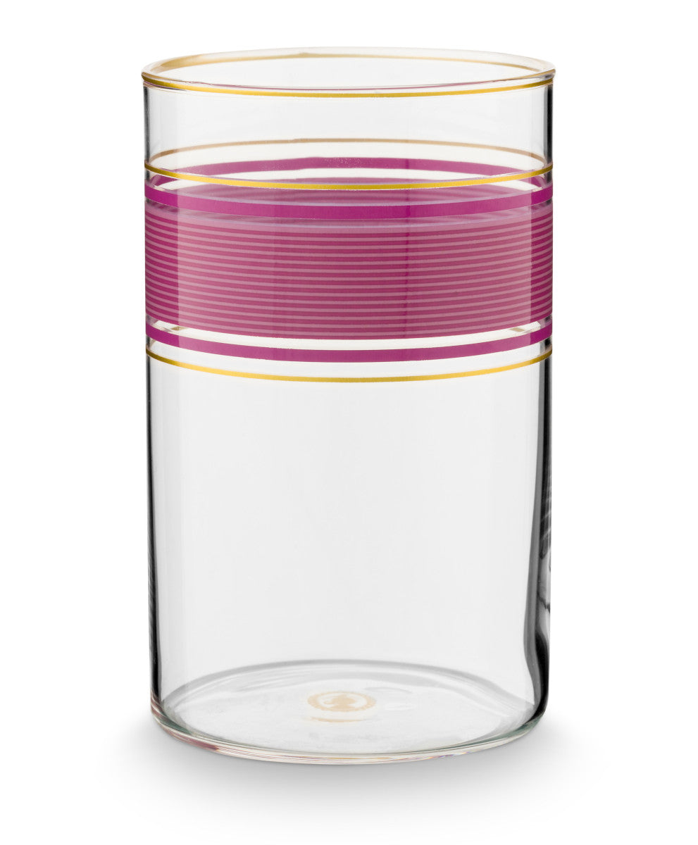 PIP STUDIO Chique Longdrinkglas pink 0,36l Freisteller