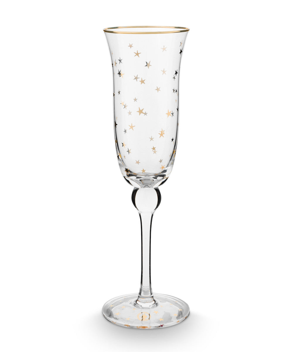 PIP STUDIO Stars Champagnerglas gold 0,22l Freisteller