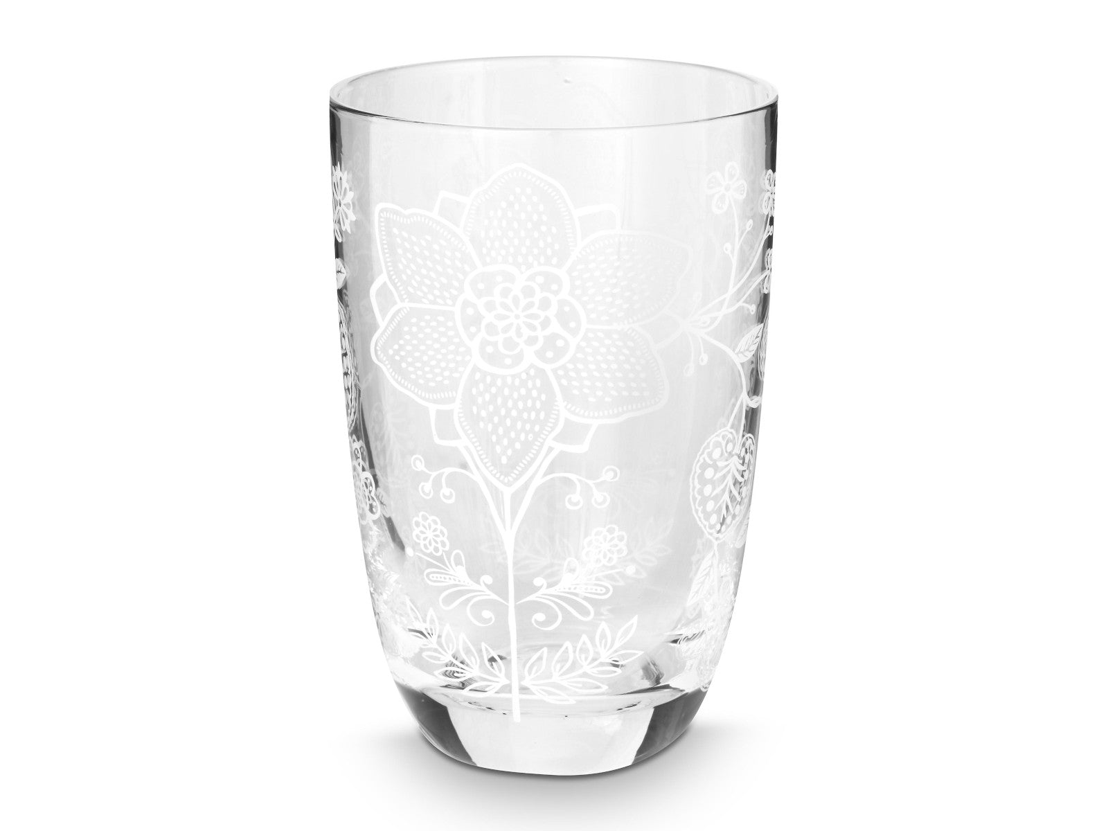 PIP STUDIO Flower White Longdrinkglas 400ml Set2 Freisteller 2