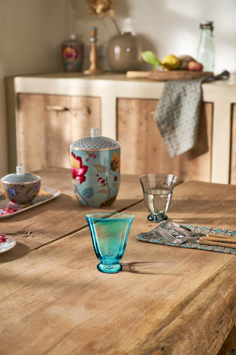PIP STUDIO Tulip Blue Wasserglas blau 0,28l - Produktbild 3