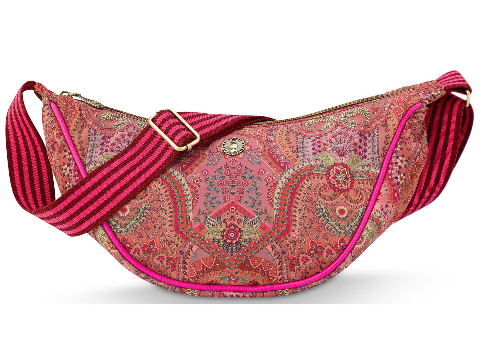 PIP STUDIO Freya Jabali Red Halbmond Umhängetasche 34x10x16cm Freisteller1