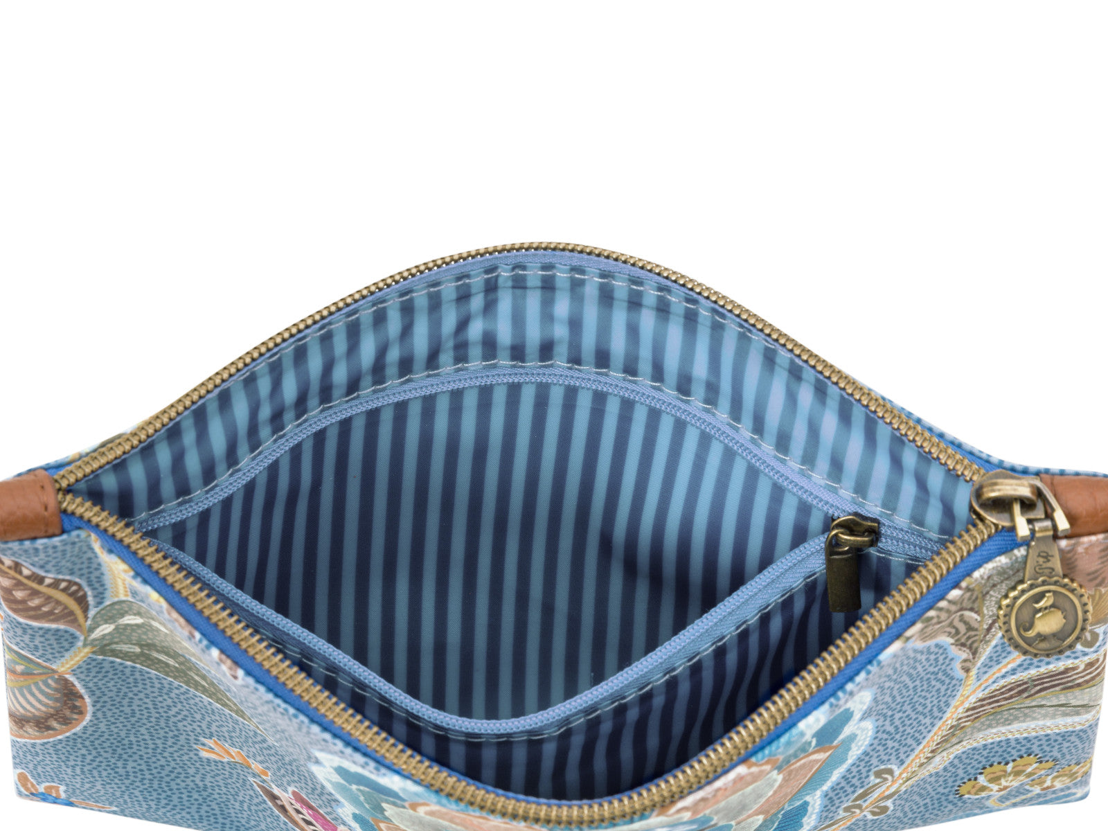 PIP STUDIO Charly Kosmetiktasche flach medium Matata blau 24x1x15.5cm Freisteller 3