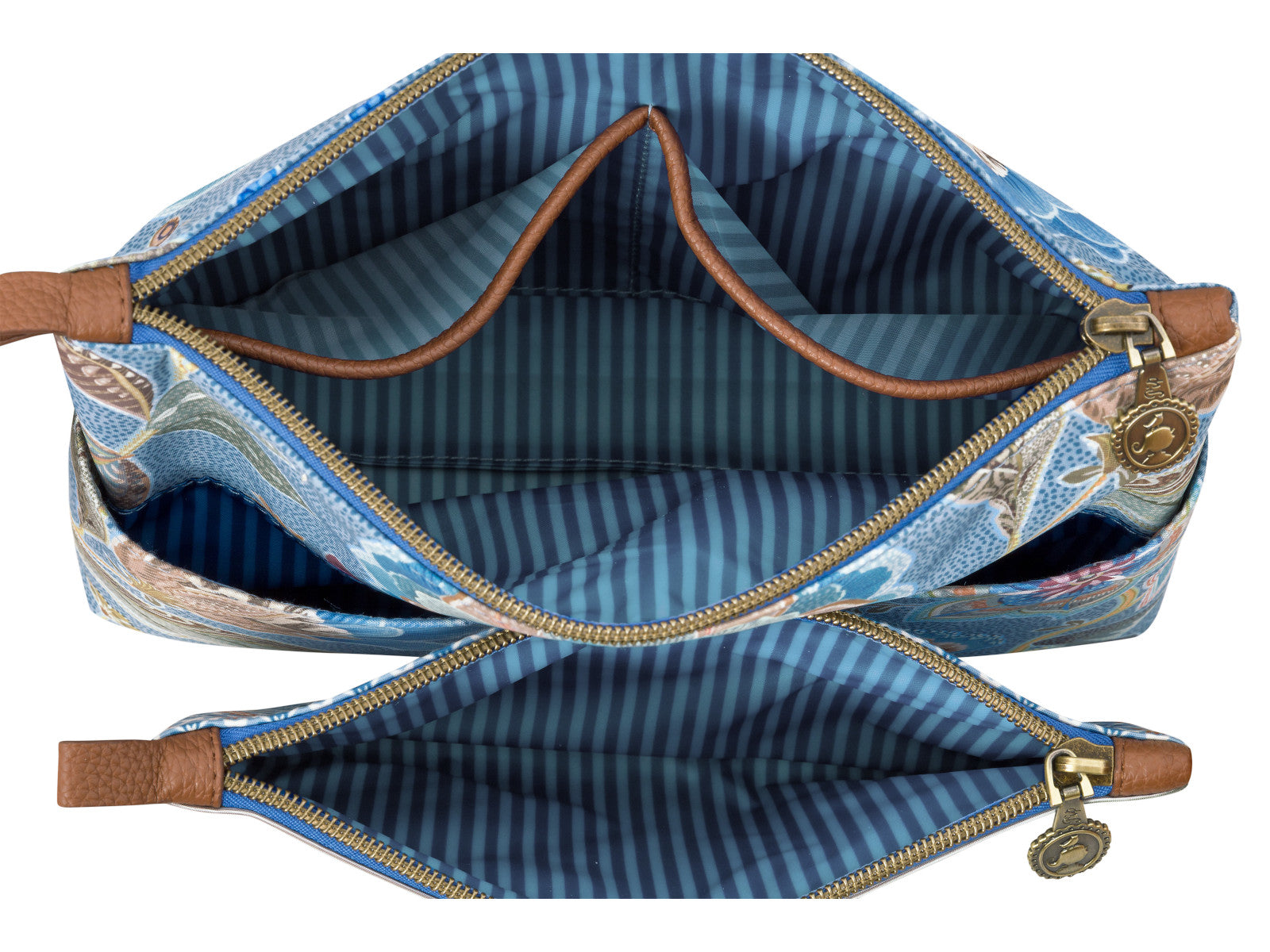 PIP STUDIO Caryn Kosmetiktasche Kombi Matata blau 26x7.5x18cm/22x1x13cm Freisteller 4