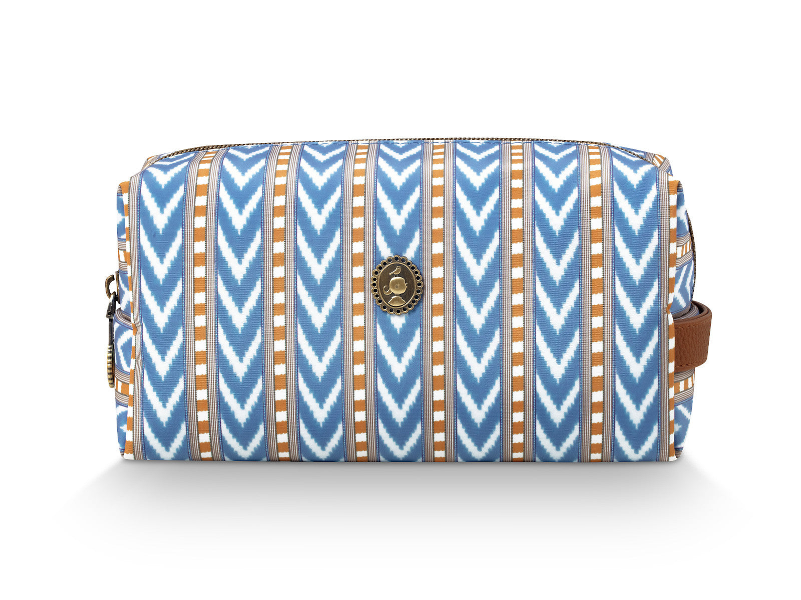 PIP STUDIO Coco Kosmetiktasche medium Samba Stripe blau 21,5x10x10,5cm Freisteller 1