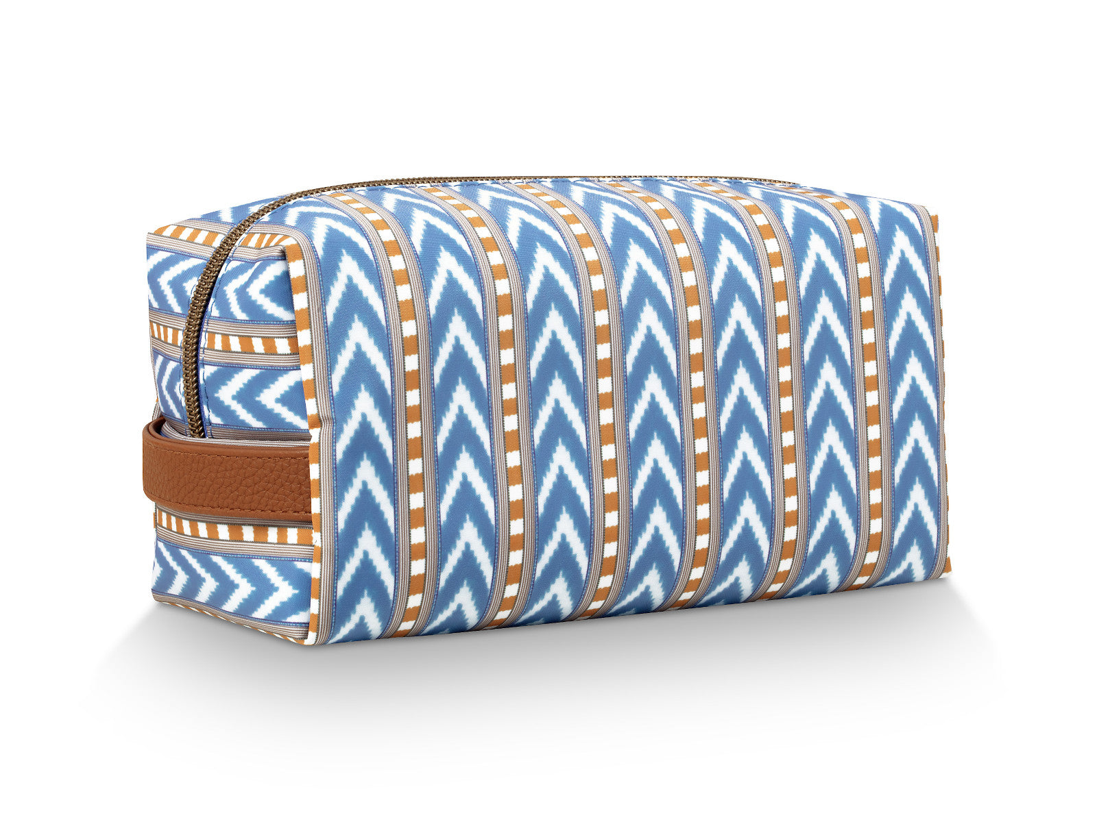 PIP STUDIO Coco Kosmetiktasche medium Samba Stripe blau 21,5x10x10,5cm Freisteller 2
