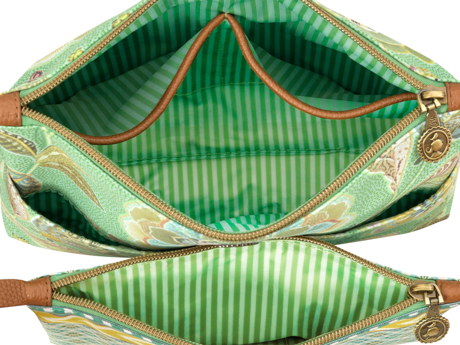 PIP STUDIO Caryn Kosmetiktasche Kombi Matata grün 26x7.5x18cm/22x1x13cm Freisteller 4