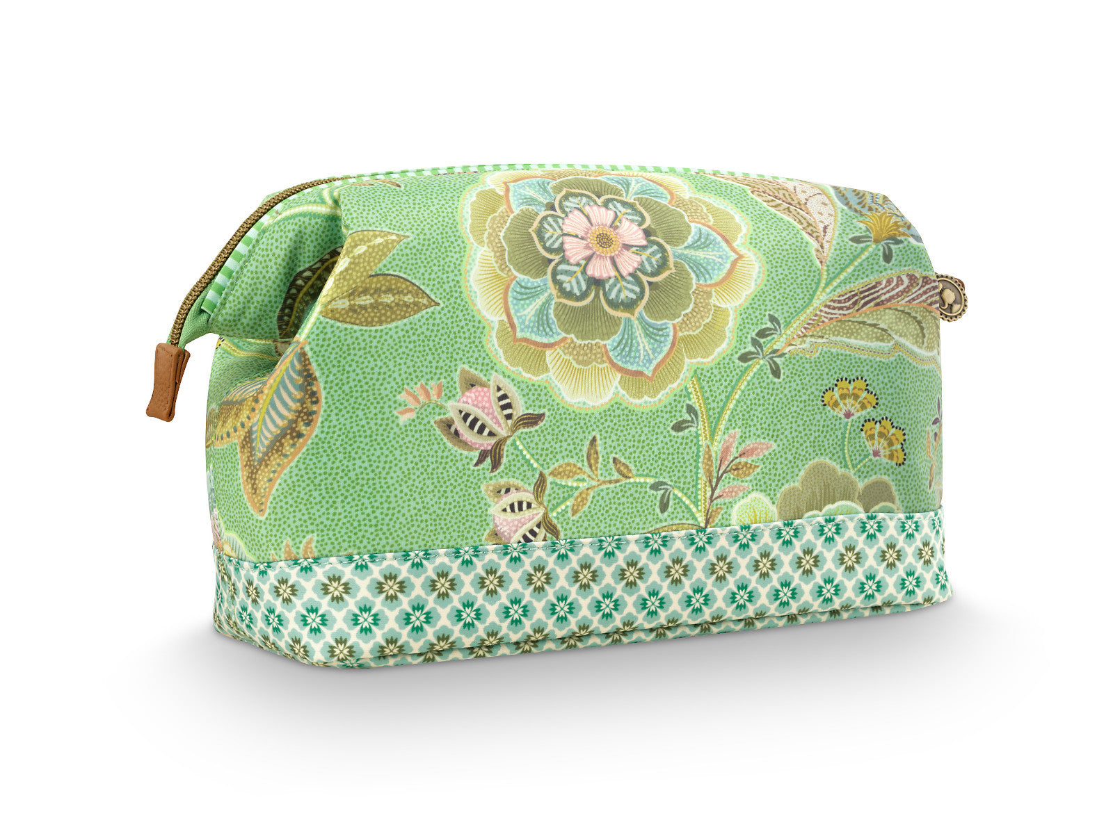 PIP STUDIO Cooper Kosmetiktasche large Matata grün 26x12x18cm Freisteller 2