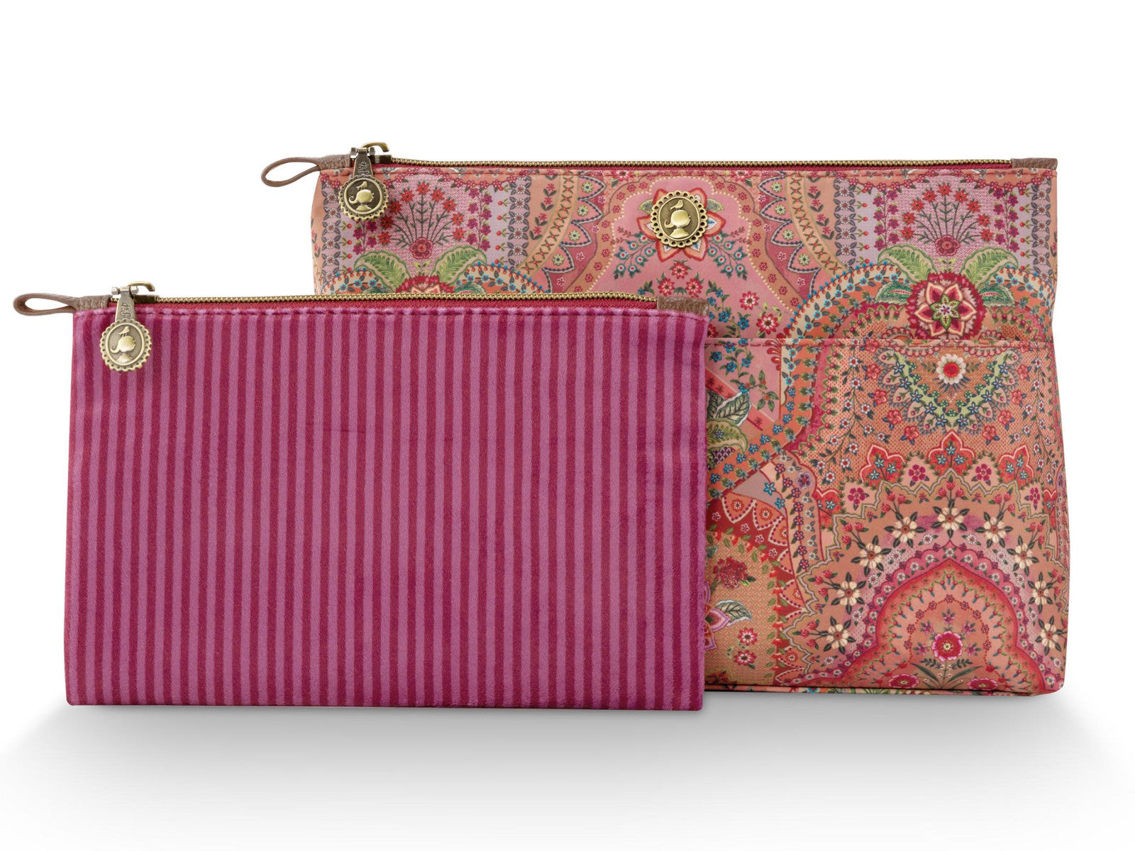 PIP STUDIO Caryn Kosmetiktasche Combi Jabali rot 26cm Freisteller 3