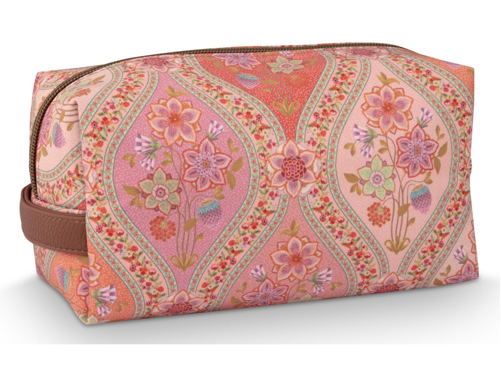 PIP STUDIO Coco Ornamento Orange Kosmetiktasche medium 21,5x10x10,5cm Freisteller2