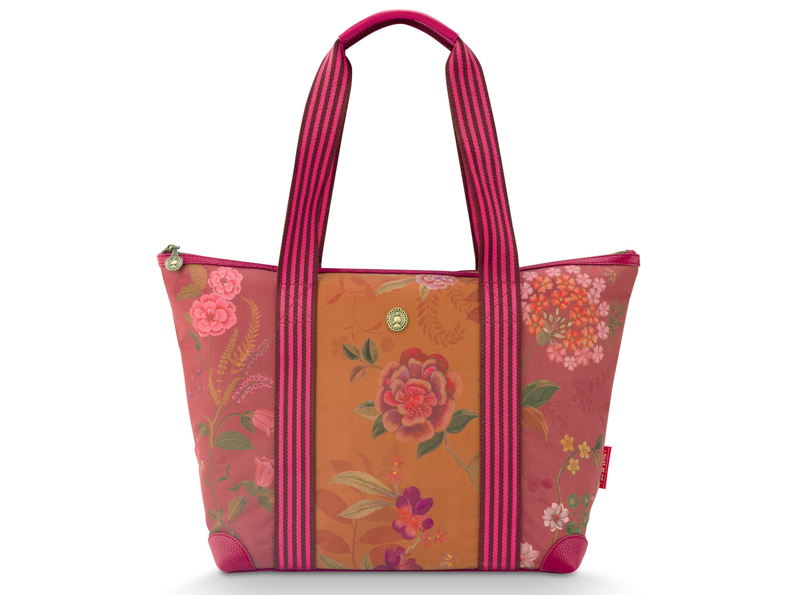 PIP STUDIO Tilda Bodhi Flower Pink Tragetasche Medium 47x17x37cm Freisteller1