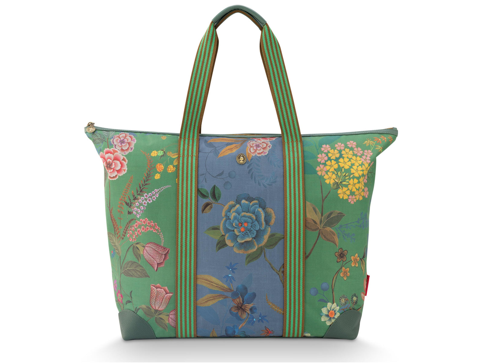 PIP STUDIO Tilda Bodhi Flower Green Tragetasche Large 66x20x44cm Freisteller1