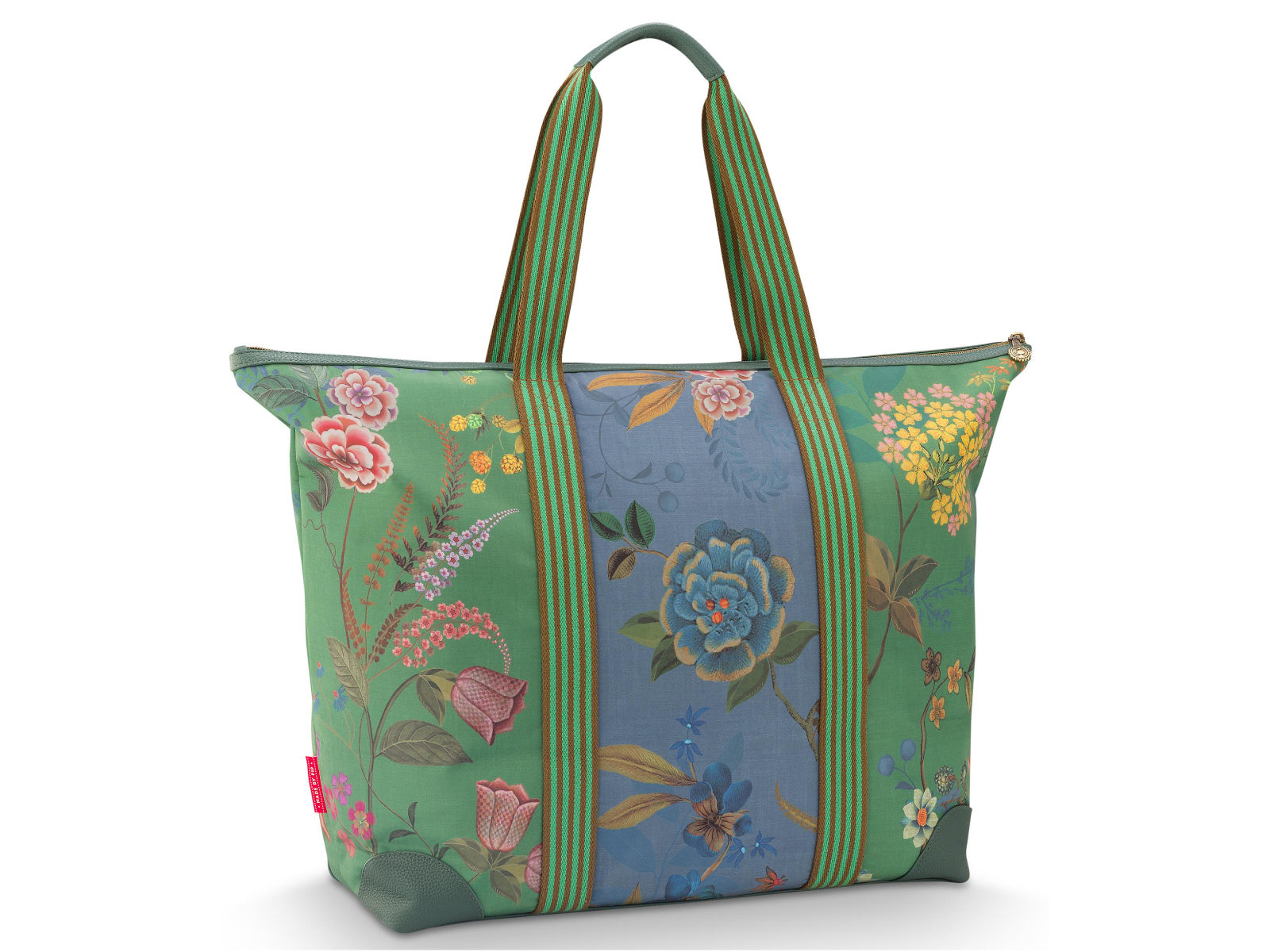 PIP STUDIO Tilda Bodhi Flower Green Tragetasche Large 66x20x44cm Freisteller2