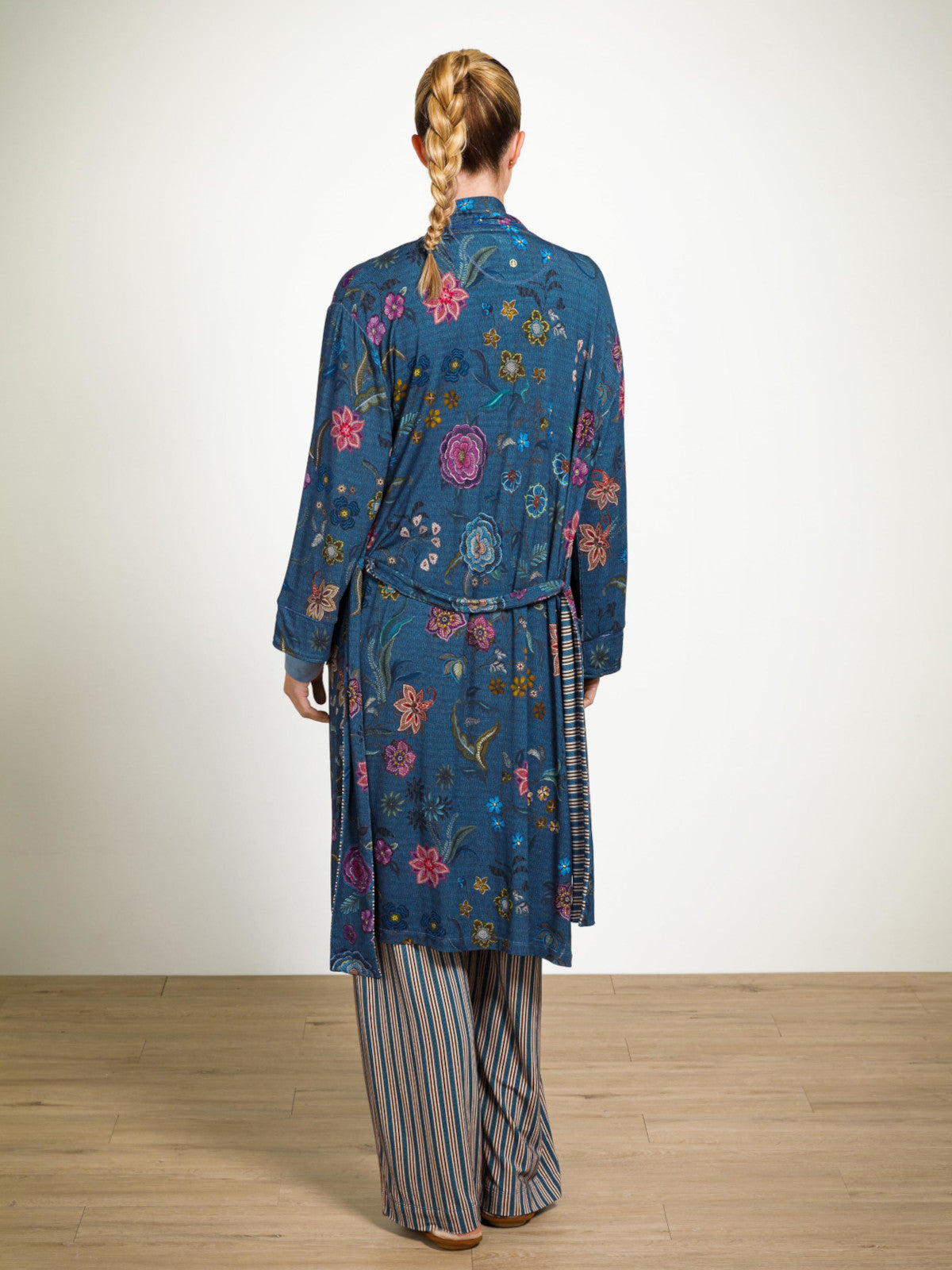 PIP STUDIO Nisha Kimono Flower Blue L