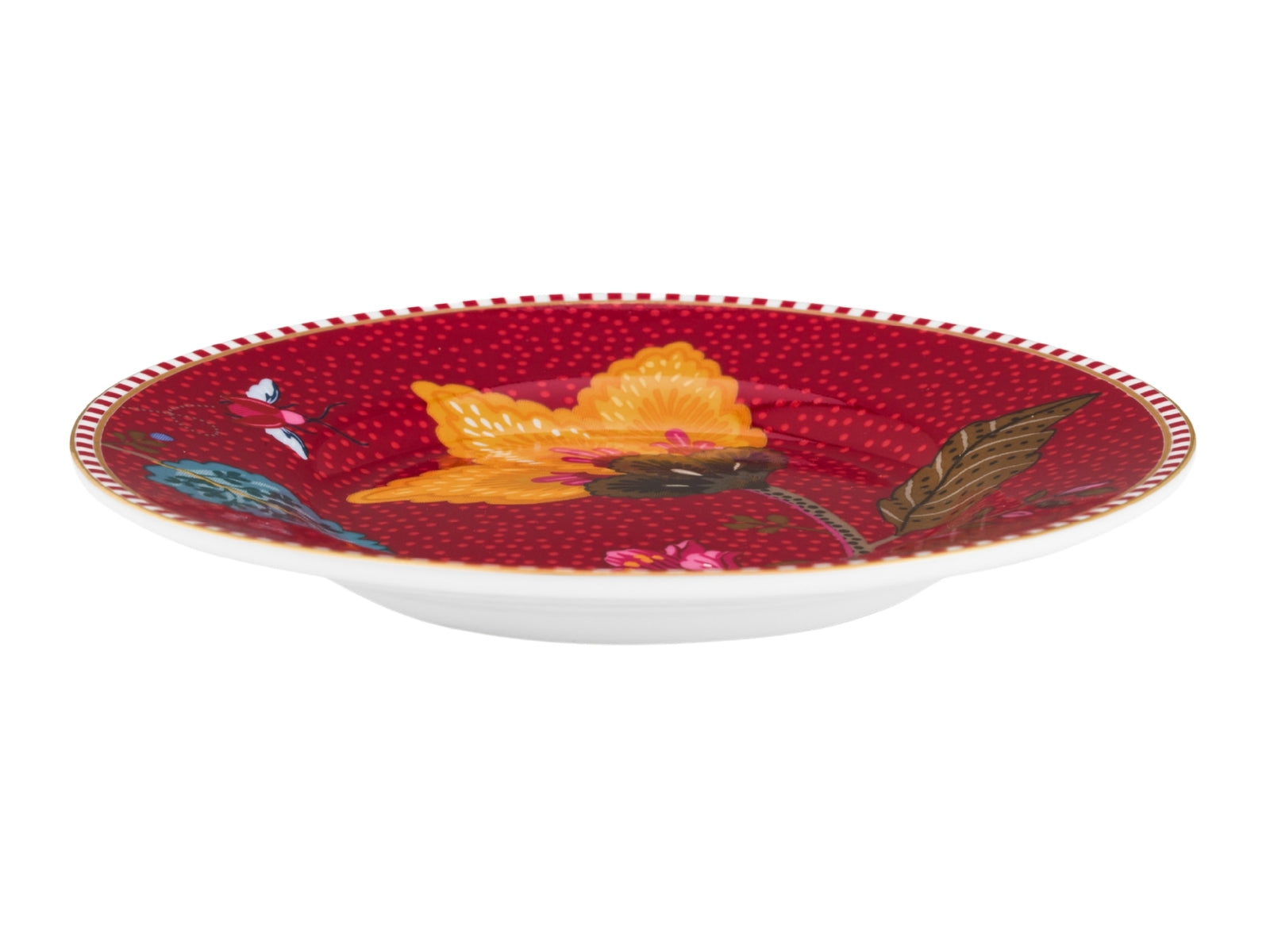 PIP STUDIO Blooming Tales Fantasy Dark Red Petit Four Brotteller 12cm - Produktbild 2
