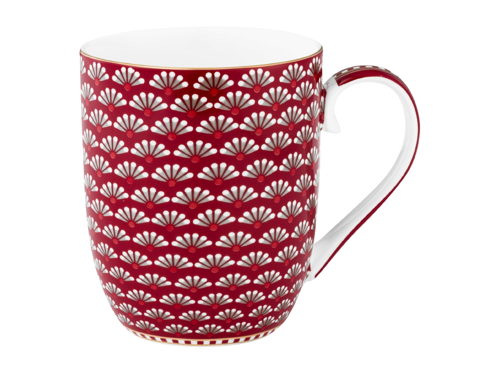 PIP STUDIO Blooming Tales Dark Red Small Henkelbecher 0,2l - Produktbild 1