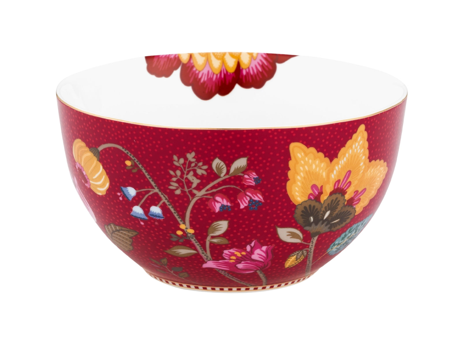 PIP STUDIO Blooming Tales Fantasy Dark Red Bowl 15cm - Produktbild 1