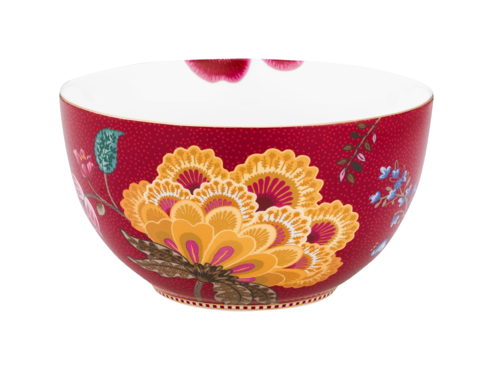 PIP STUDIO Blooming Tales Fantasy Dark Red Bowl 18cm - Produktbild 1