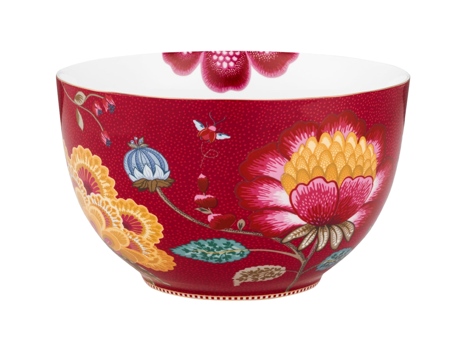 PIP STUDIO Blooming Tales Fantasy Dark Red Bowl 23cm - Produktbild 2