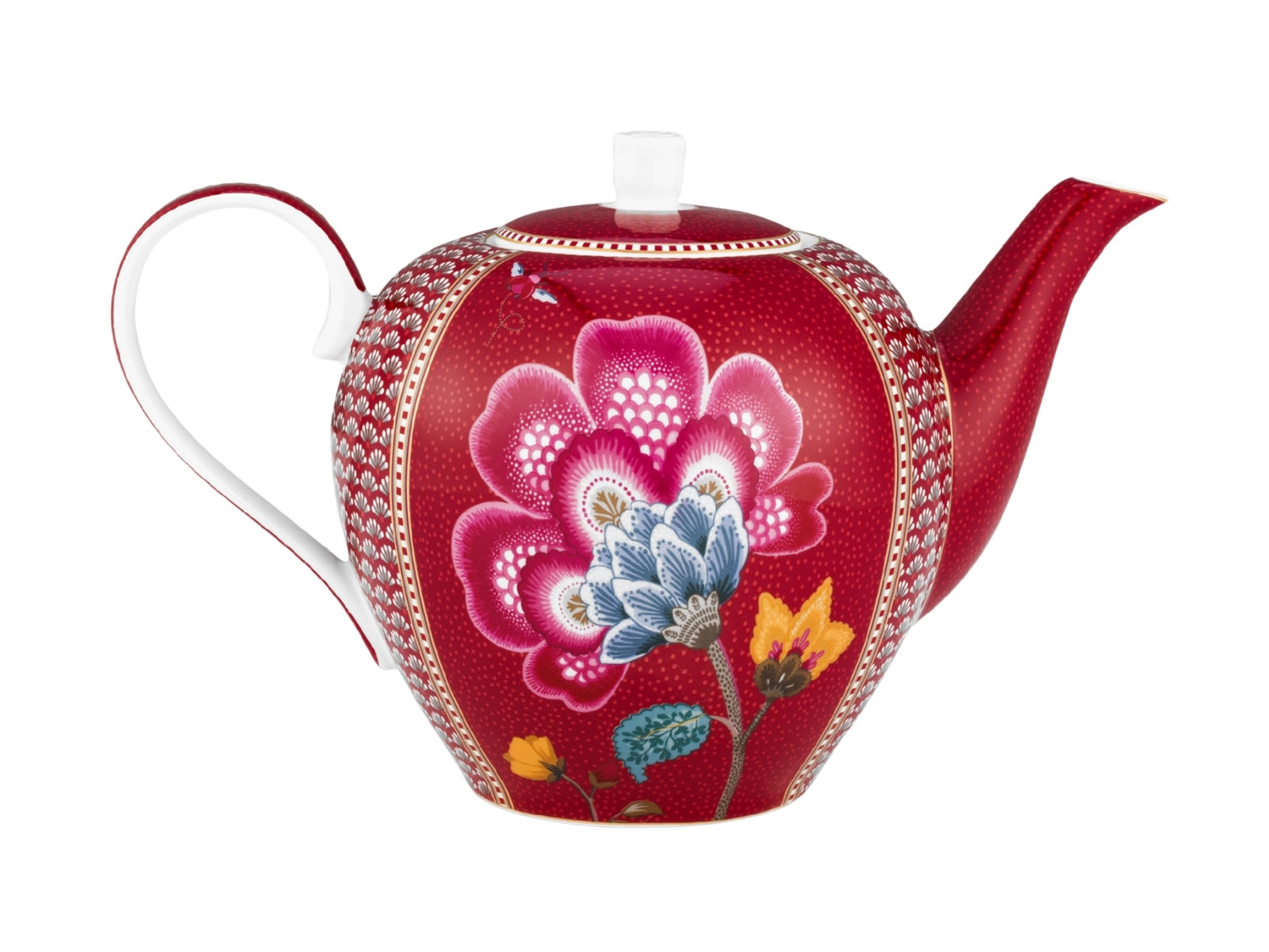 PIP STUDIO Blooming Tales Fantasy Dark Red Large Teekanne 1,6l - Produktbild 2
