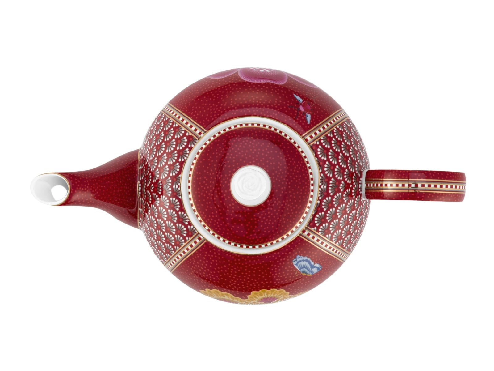 PIP STUDIO Blooming Tales Fantasy Dark Red Large Teekanne 1,6l - Produktbild 3