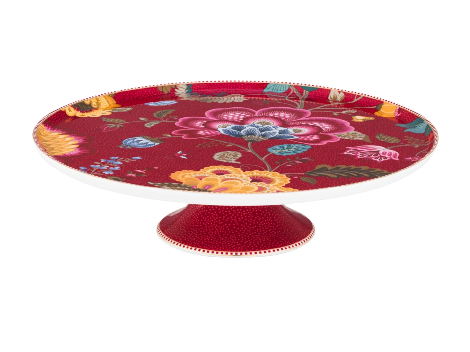 PIP STUDIO Blooming Tales Fantasy Dark Red Kuchenplatte 30,5cm - Produktbild 1