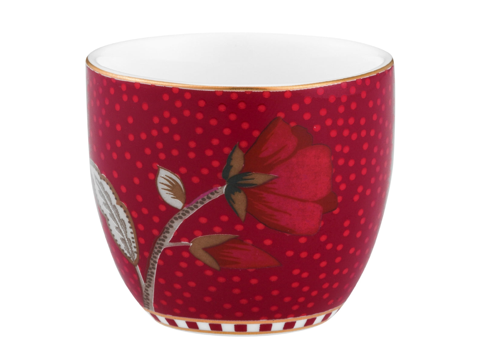 PIP STUDIO Blooming Tales Fantasy Dark Red Eierbecher 4cm - Produktbild 1