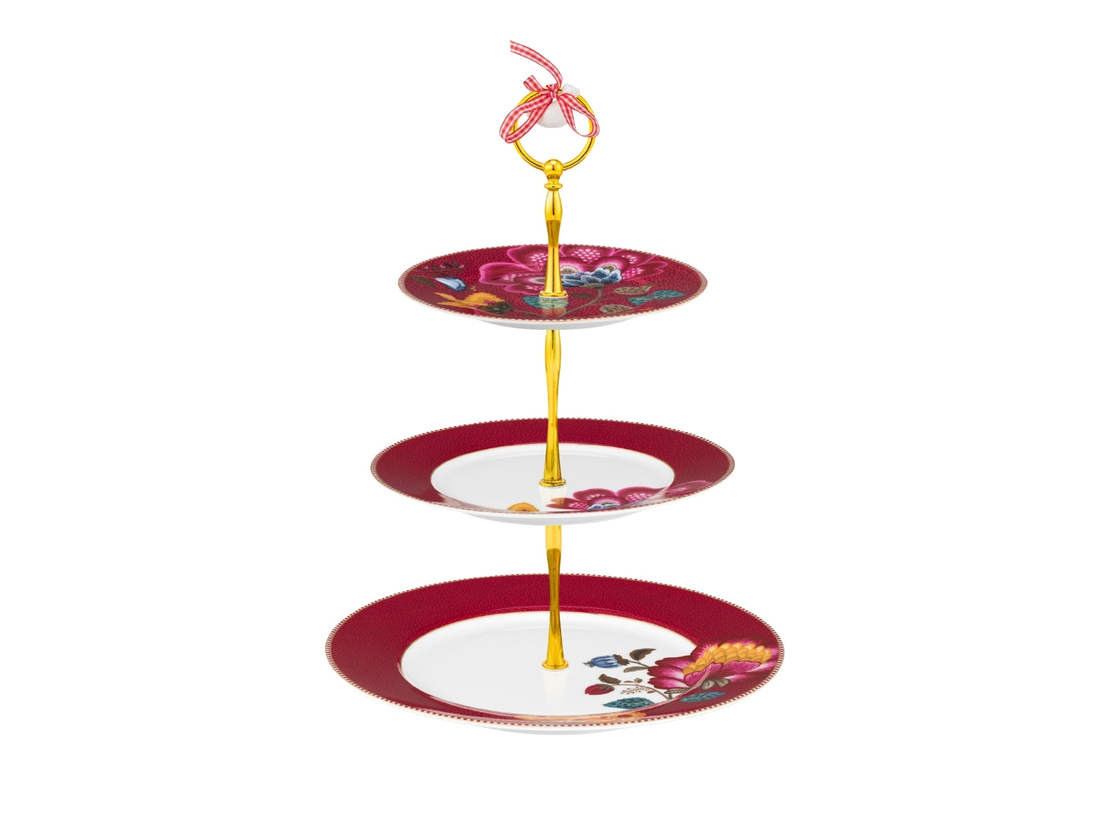 PIP STUDIO Blooming Tales Fantasy Dark Red Etagere 3tlg - Produktbild 2