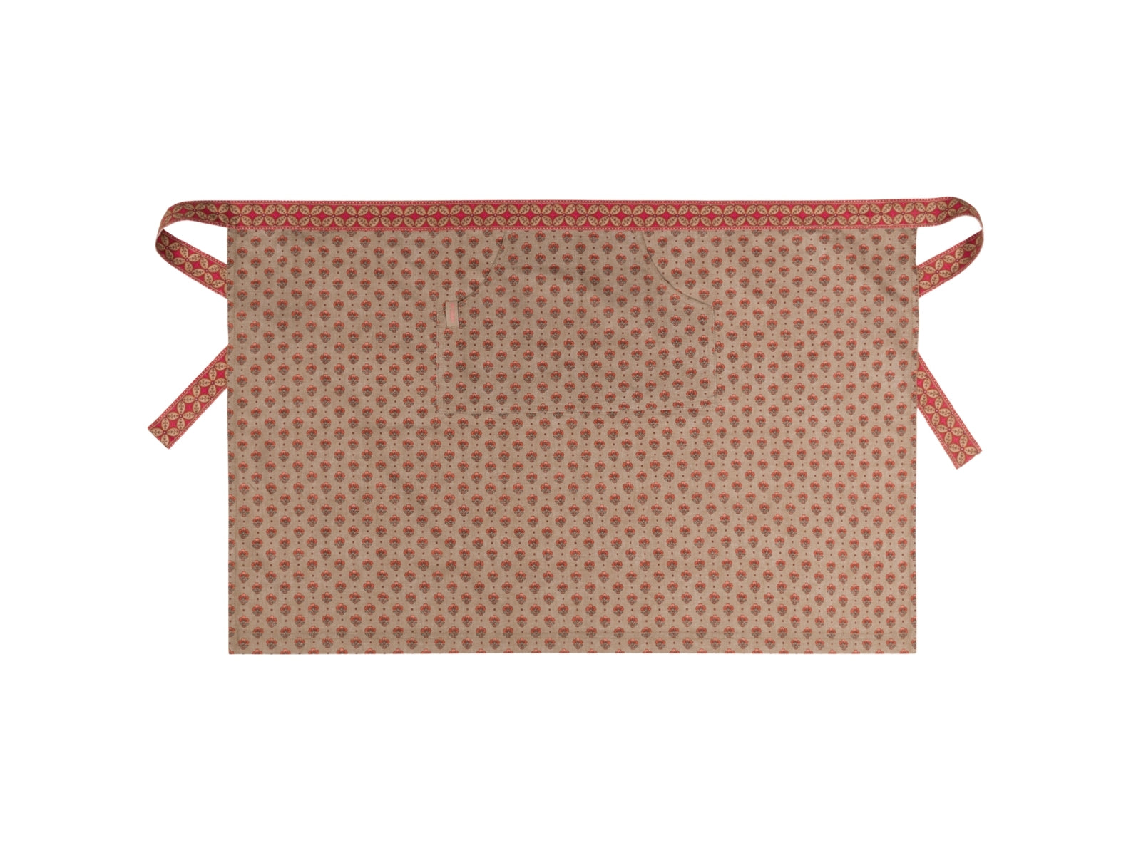PIP STUDIO Blooming Tales Dark Red Schürze 60x100cm - Produktbild 1