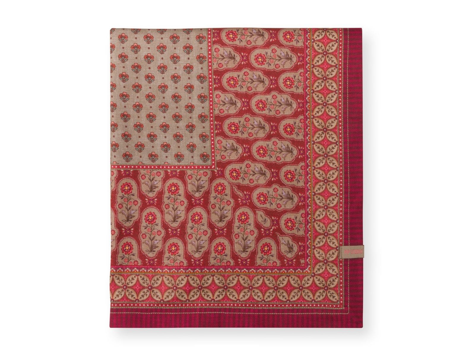 PIP STUDIO Blooming Tales Dark Red Tischdecke 150x250cm - Produktbild 3