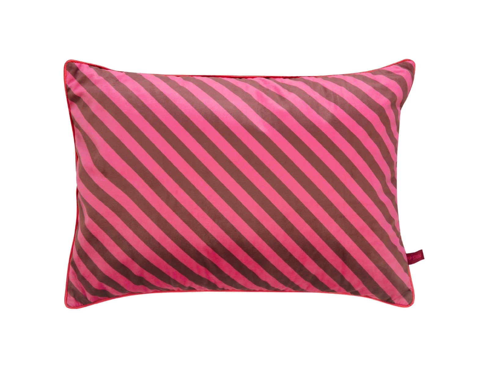 PIP STUDIO Block Stripe Kissen pink 35x50cm - Produktbild 1
