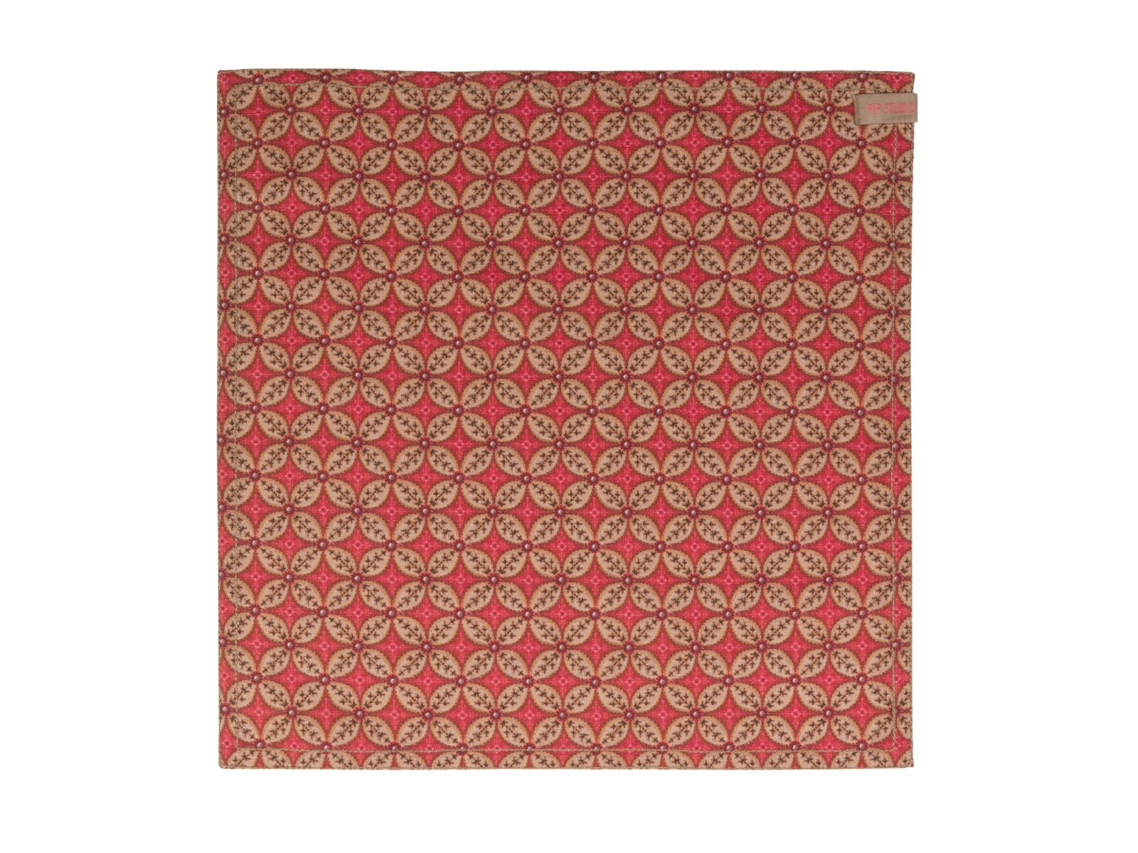 PIP STUDIO Blooming Tales Dark Red Stoffservietten 40x40cm Set4 - Produktbild 2