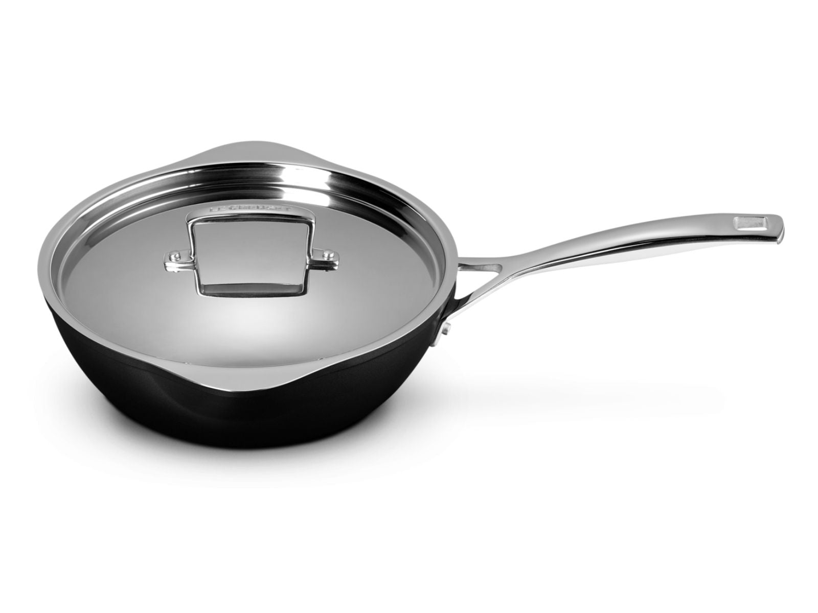 Le Creuset Aluminium-Antihaft Sautépfanne mit zwei Ausgießern rund 24cm - Produktbild 6