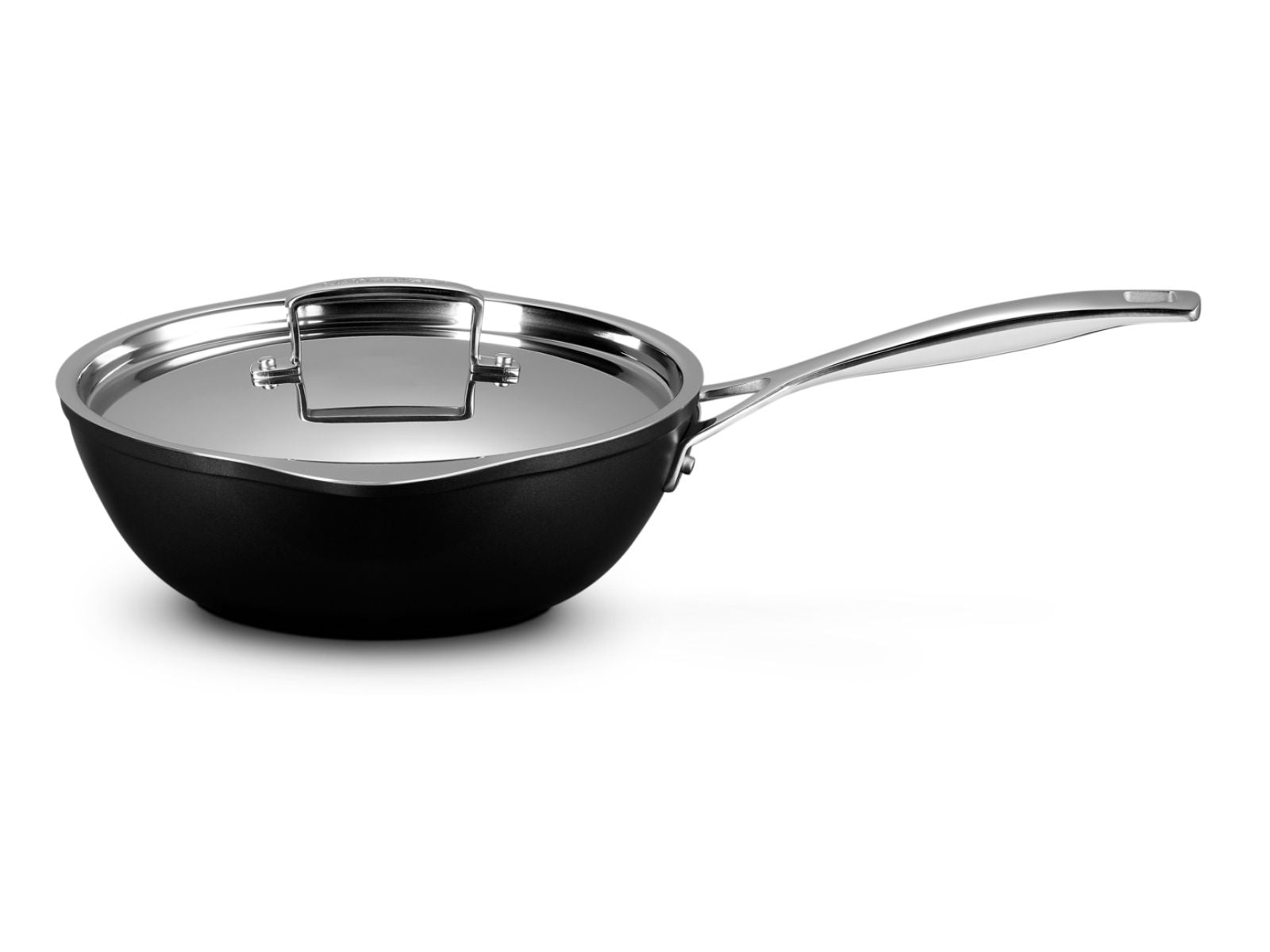 Le Creuset Aluminium-Antihaft Sautépfanne mit zwei Ausgießern rund 24cm - Produktbild 1
