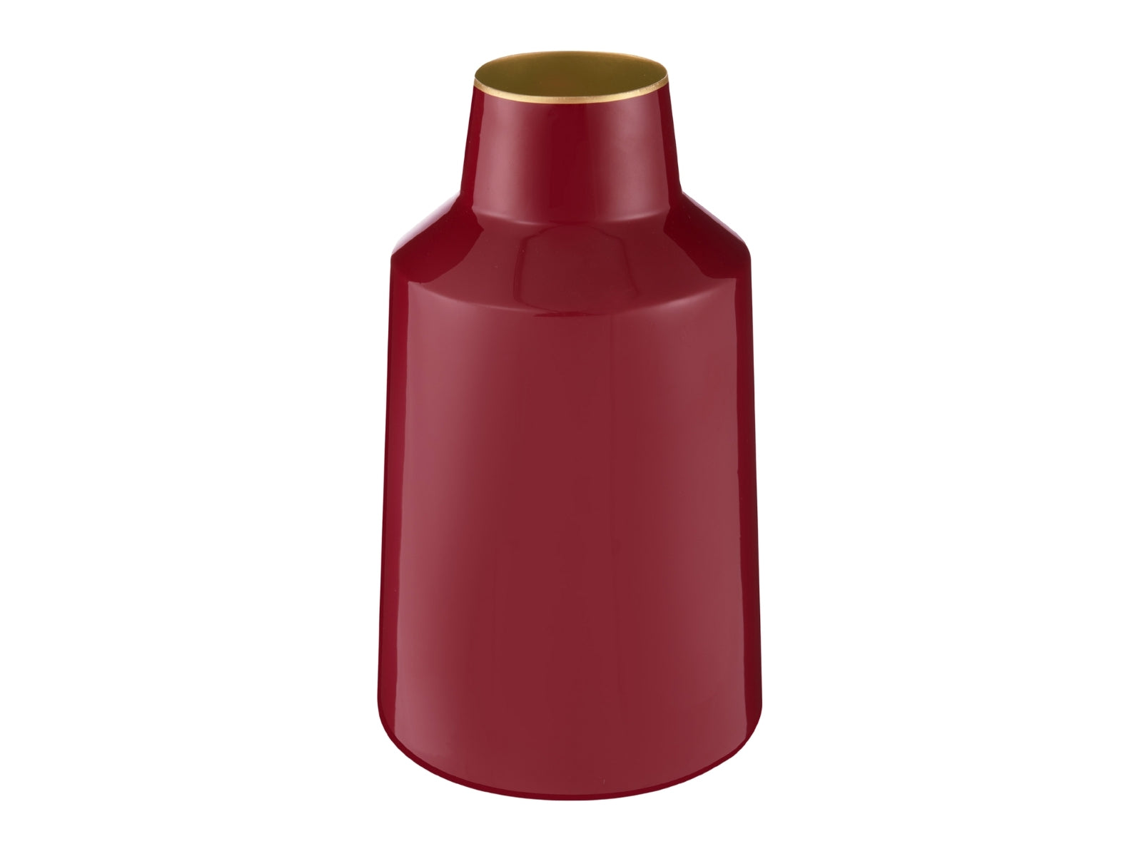 PIP STUDIO Vase Metall Dark Red 24x29cm - Produktbild 1