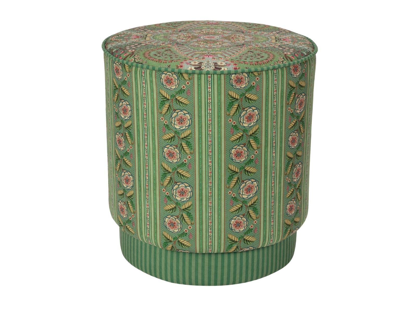 PIP STUDIO Rosa Rani Pouf / Hocker grün 40x45cm