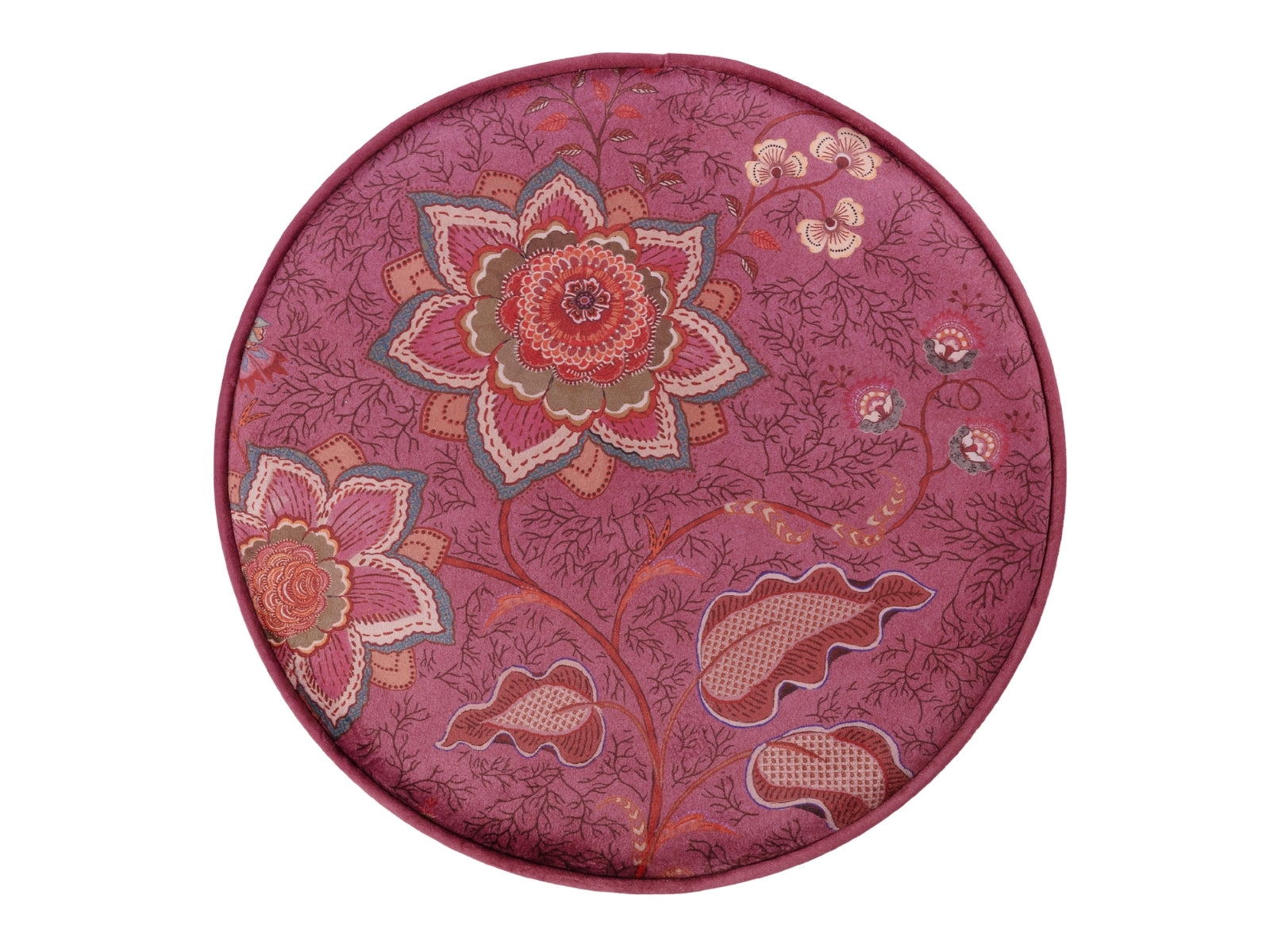 PIP STUDIO Mumbai Morning Hocker pink 40x45cm - Produktbild 3