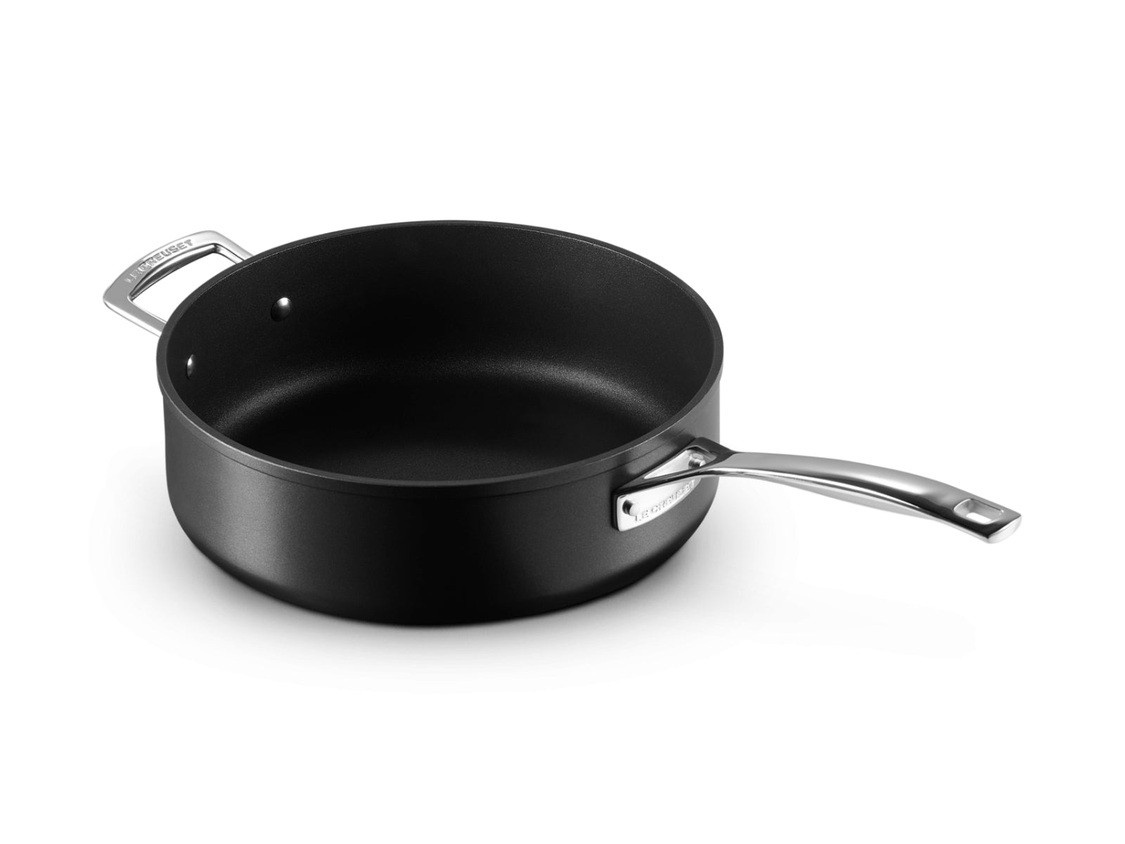 Le Creuset Aluminium-Antihaft Sautépfanne rund schwarz 28cm - Produktbild 3